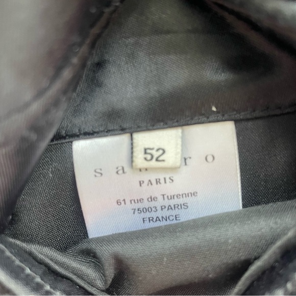 Sandro Paris Men’s Navy Plaid Wool Suit EU 52 / US 42 | 2-Piece Blazer & Pants - Picture 6 of 16